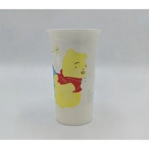 Winnie the Pooh Tupperware plastic Tumblers Cups 10.5 oz with Piglet & Eeyore
